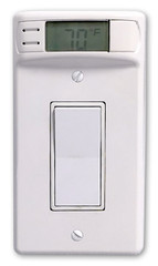 Decora Switch Digital Wall (White) plate Temperature Thermometer | Monitor Room Temperature