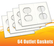 Gasket Covers for Electrical Wall Outlet | Draft Stopper Foam Sealer