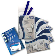 Pack of Blue Stripe Silent Toilet Leak detecting Strips 2 pack Tracing Dye tests