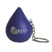 Droplet /Water Drop Ball Stress Reliever Squishy Custom Logo or Keychain Option