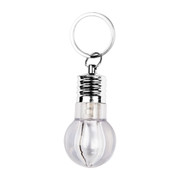 Light Up Keychain Energy Idea Light Bulb Key Ring Hanger
