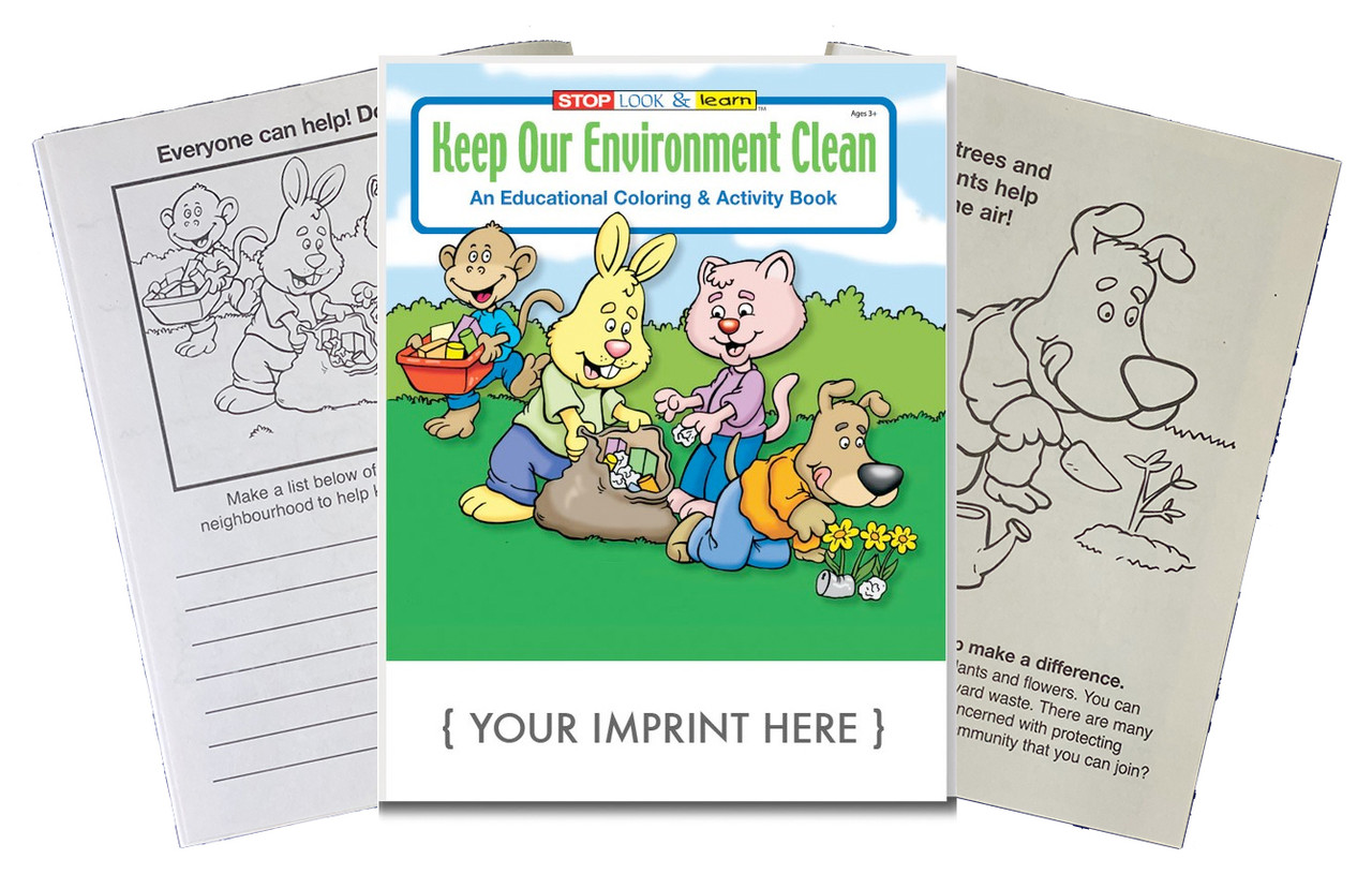 Personalized Coloring Books with Mask - Recycling, Make