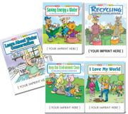 Custom Coloring Book and Activity Recycle / Conserve Water / Environment Fun