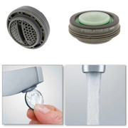 Slim Perlator Coin Slot Neoperl Aerated Faucet Aerator Hidden insert Kitchen Bathroom