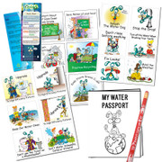 Water Passport A Coloring Sticker Book for Kids Help Spash The Water Dog Learn About Water Conservation