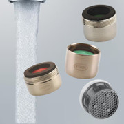 Brushed Nickel Standard 1.0 - 2.2 gpm Honeycomb Aerated Stream Bathrom Faucet Aerator | WaterSense