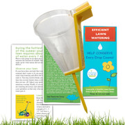 Extremely accurate rain gauge landscaping garden outdoor measuring cup