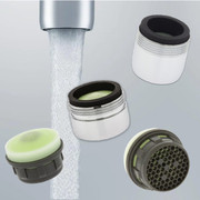 Ultra Low flow 0.5 gpm Junior Size Faucet Aerator Soft Aerated Stream Male / Female / Vandal Proof