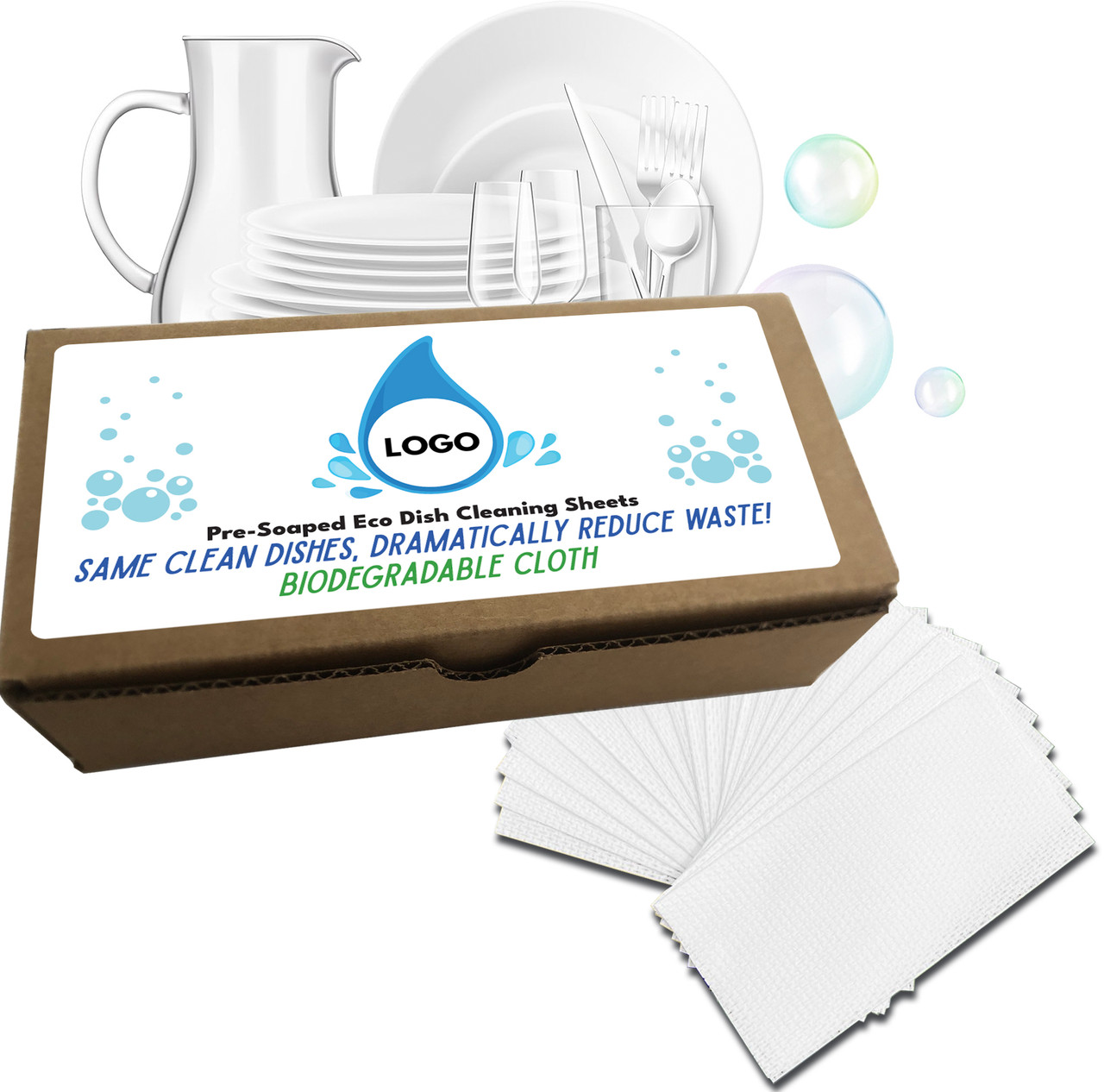 PreSoaped Dish Washing sheets Biodegradable eco friendly clean Safe