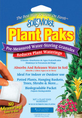 Soil Moist packets store water & reduce plant waterings by 50% Easily Save Water