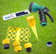 Basic Lawn and Garden Outdoor Water Saving Eco-Kit  Hose Nozzle | Rain Gauge | Hose Repair