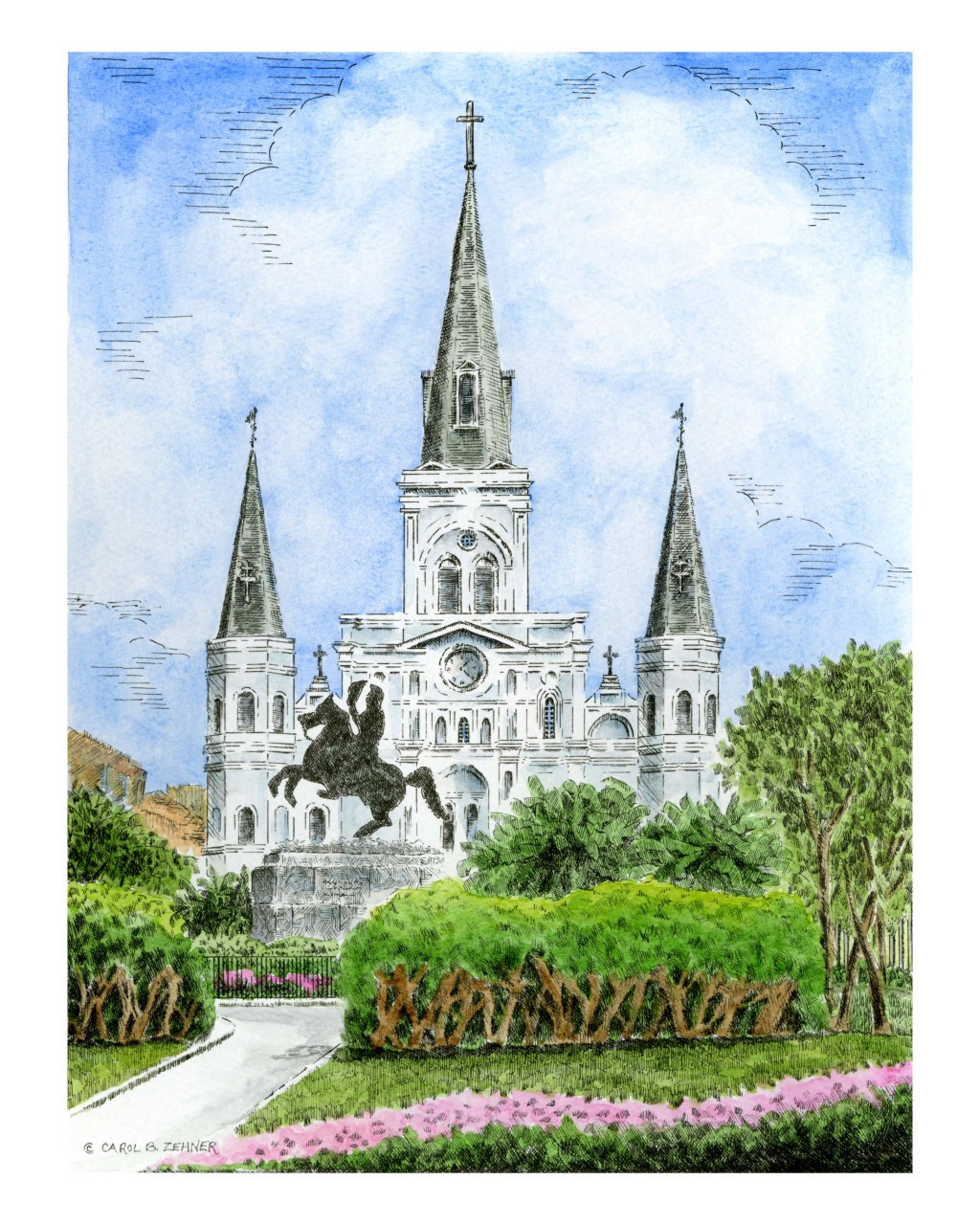 St Louis Cathedral Photo Print 8x10