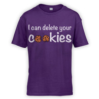 I Can Delete Your Cookies Kids T-Shirt