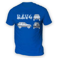 Rav4 Blueprint Mens T-Shirt