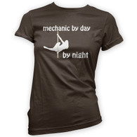 Mechanic by Day Pole Dancer by Night Woman's T-Shirt
