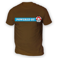 Powered By Mushroom Mens T-Shirt
