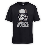 Work Sucks Helmet Kids T-Shirt