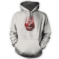 Volleyball Hand Print Hoodie