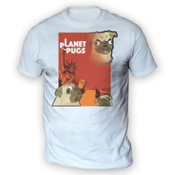 Planet of the Pugs Mens T-Shirt
