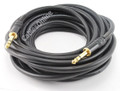 25 ft. Premium 1/4 inch Phono TRS Male to Male Stereo Audio Cable, 16AWG, Gold-Plated