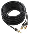 50 ft. Premium 3.5mm Male to 2-RCA Male Audio Cable