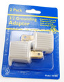 2-Prong to 3-Prong AC Power Adapter (2-Pack)
