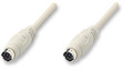 25' MINI-DIN-6 Male/Male PS/2 Cable