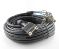 50 ft. SVGA HD15 to 5-BNC M/M Triple-Shielded Monitor Cable w/ Ferrite Core