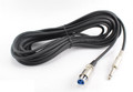 25 ft. XLR Female to 1/4 in. Mono TS Male Audio Cable