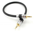 1ft Premium Pro 3.5mm Stereo Audio Male to Male Net Sleeve Cable