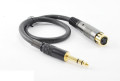 1 ft. Premium XLR Female to 1/4 in. TRS Male Audio Cable