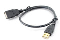 1 ft. USB 2.0 A Male/Female Gold Plated Extension Cable