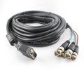 35 ft. SVGA HD15 to 5-BNC M/M Triple-Shielded Monitor Cable w/ Ferrite Core