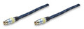 5 feet Premium S-Video Male to S-Video Male Video Cable, Blue