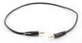 1.5ft Gold-Plated 2.5mm Stereo (TRS) Male/Male Slim Connector Audio Cable