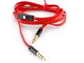 46 in. Car Auxiliary 3.5 mm Stereo Audio Cable - In-line Mic - Call Button