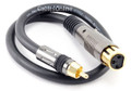 1.5ft. Premium XLR Female to RCA Male Audio Cable, 16AWG, Gold-Plated