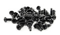 #12-24 Thread Black Oxide Rack Screws - 50 Pack