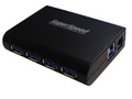 4-Port USB 3.0 SuperSpeed Hub with Power Adapter