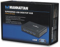 4-Port USB 3.0 Super-Speed Hub with Power Adapter, Manhattan 161220