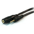 6' 2.5mm Male (Plug) to 2.5mm Female (Jack) Audio Extension Cable