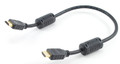 2 ft. High-Speed HDMI 1.4 Ethernet Channel, 28AWG CL2, with Ferrite Cores, Black