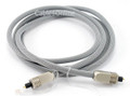6 ft. Premium Toslink Digital Audio Optical Cable, 8.00mm OD, with Fancy Metal Connectors