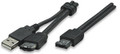 3 ft. eSATA+USB Combo Port to eSATA Male & USB A Male Cable, Manhattan 325301