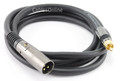 6 ft. Premium XLR Male to RCA Male Audio Cable, 16AWG, Gold-Plated