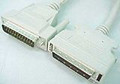6' DB25M to HPDB50M SCSI-2 Cable