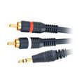 6 ft. Python® 3.5mm Male to 2-RCA Male Audio Cable