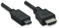 3 ft. HDMI Male to Micro-HDMI Male Cable, with Ethernet Channel