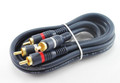 3 ft. High Quality Python® Audio 2-RCA Interconnects Cable, Blue