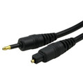 6 ft. Toslink to Mini Plug Optical Cable